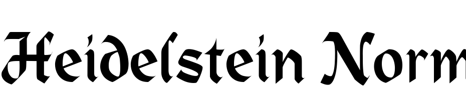 Heidelstein Normal Yazı tipi ücretsiz indir